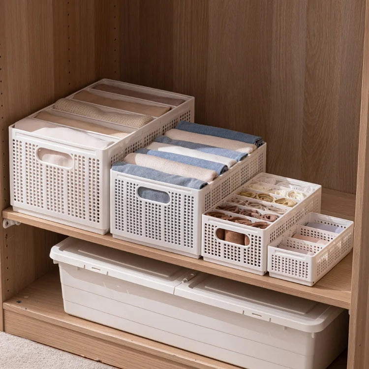 Custom Household Sorting Box Oxford Cloth Blankets Closets Clothing Foldable Organizer Bag Storage Box With Clear Window