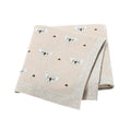 Mimixiong Baby Blankets Hot Sale Animal Koala Pattern 100% Cotton Knitted Colorful Embroidery Swaddle Blanket