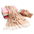 Women's Winter Warm Solid Color Pashmina Scarf Shawl Classical Traditional Scarves & Shawls Gift