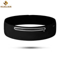 HUALIAN Money Zipper Pockets Waterproof Fanny Pack Running Belt Bag for Putting Key Cash Mobile Phone Waist Bag