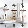 Factory Price 60cm Wind Chime Colorful Square Pipe Aluminum Wind Bells Home Decoration Wall Hanging Pendant