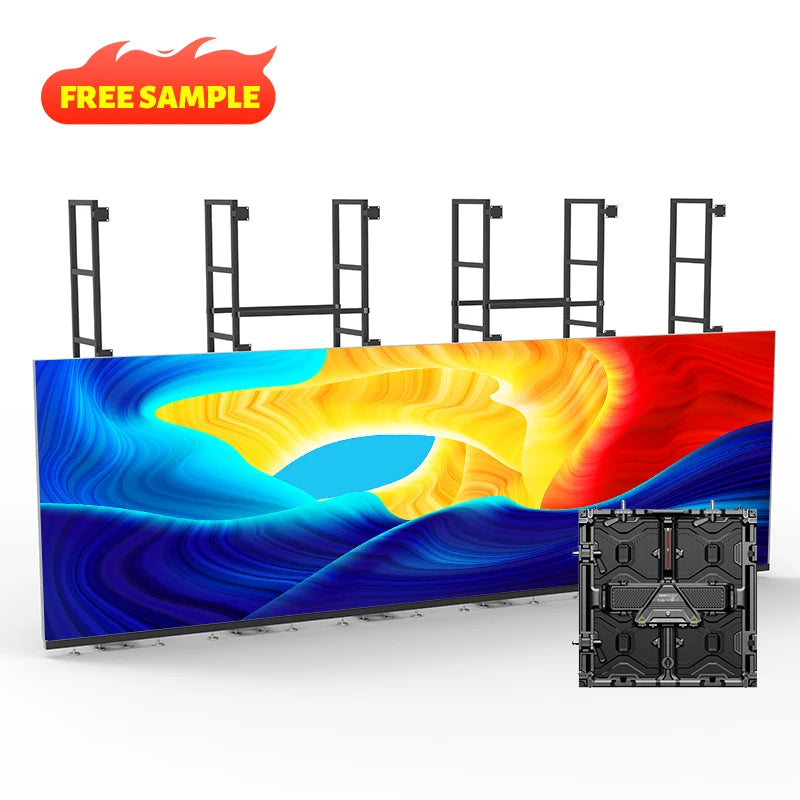 Indoor Outdoor P3.91 P4 P1.56 P2.6 SMD1921 65536 Dot/sqm Led Video Wall Panel Rental Events Stage Background Modular Led Display