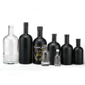 Clear Glass Bottle 700ml/750ml for Spirits Whisky Vodka Brandy Tequila with Cork