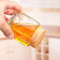 Wholesale Square Glass Jar with Metal Lid for Food Storage and Honey Packing