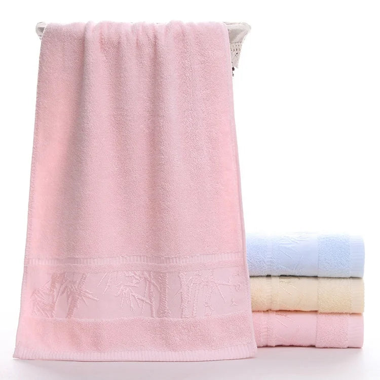 Wholesale Absorbent Reusable Bamboo Towels  Beach  Large Size  Bath Towel