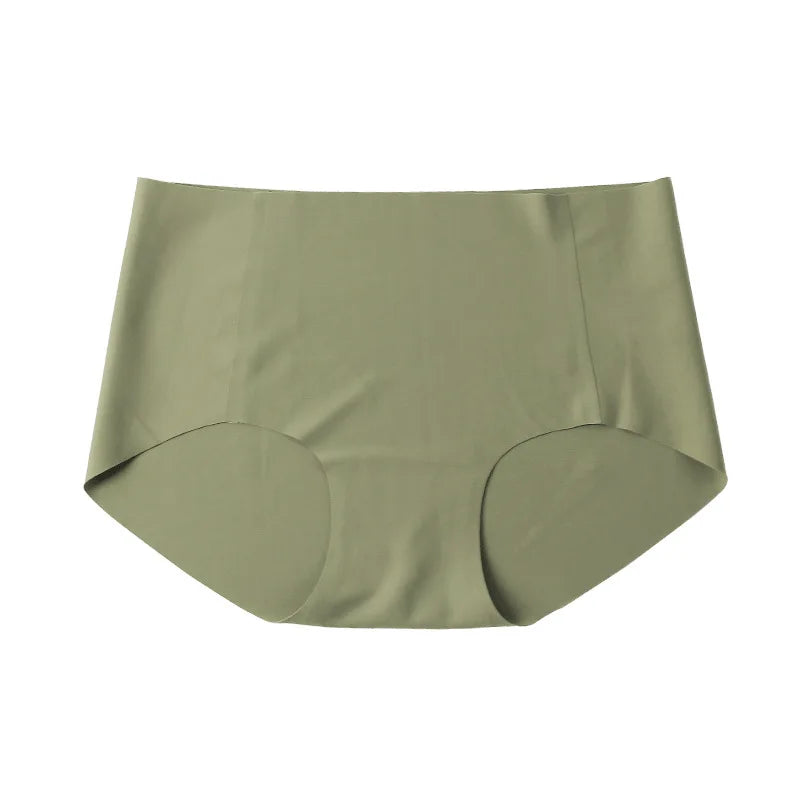Women Seamless Panties Silk Mid Waist Underwear for Female No Show Women's Panties Set Underpant