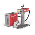 Mactron Portable Laser Marker Pigeon Birds Ring Laser Printing Marking Engraving Machine with Rotary Device