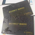 Custom Business Cards Pvc Uv Printing Matt Black Matte Pvc Cards