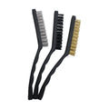 Multifunctional Wire Crevice Cleaning Tool Hard Bristle Brush Handle for Groove Gap Cleaning Bathroom Plastic Material MegaBDM