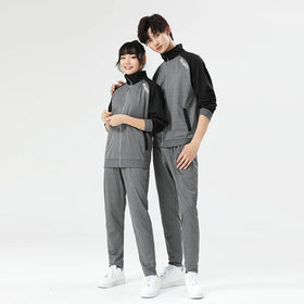 Hot Selling Breathable Casual Winter Training Sweatsuits Set Custom Unisex Tracksuit Logo Front Jogging Suits Men Quick Dry