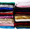 Wholesale Girls 100% Polyester Lightweight Velvet Fabric Elastic Dress Cloth Diy Wallet Soft Tablecloth Curtains Pillow Sofa