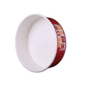 Customized 1300ml Disposable Takeaway Salad Round Container Kraft Paper Bowl With Lid
