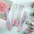 Wholesale Unique Private Label  Hose  Shine Lip Gloss Double Gel Children's Rainbow Lip Gloss