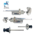 Industrial 304 Stainless Steel 1178 Cold Room Storage Handle with Lock Latch Door & Window Accessory