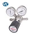 Pneumatic Gas Air Oxygen Helium Regulator Low & High Pressure with Gauge and Pressure Reducing Valve Diaphragm Structure
