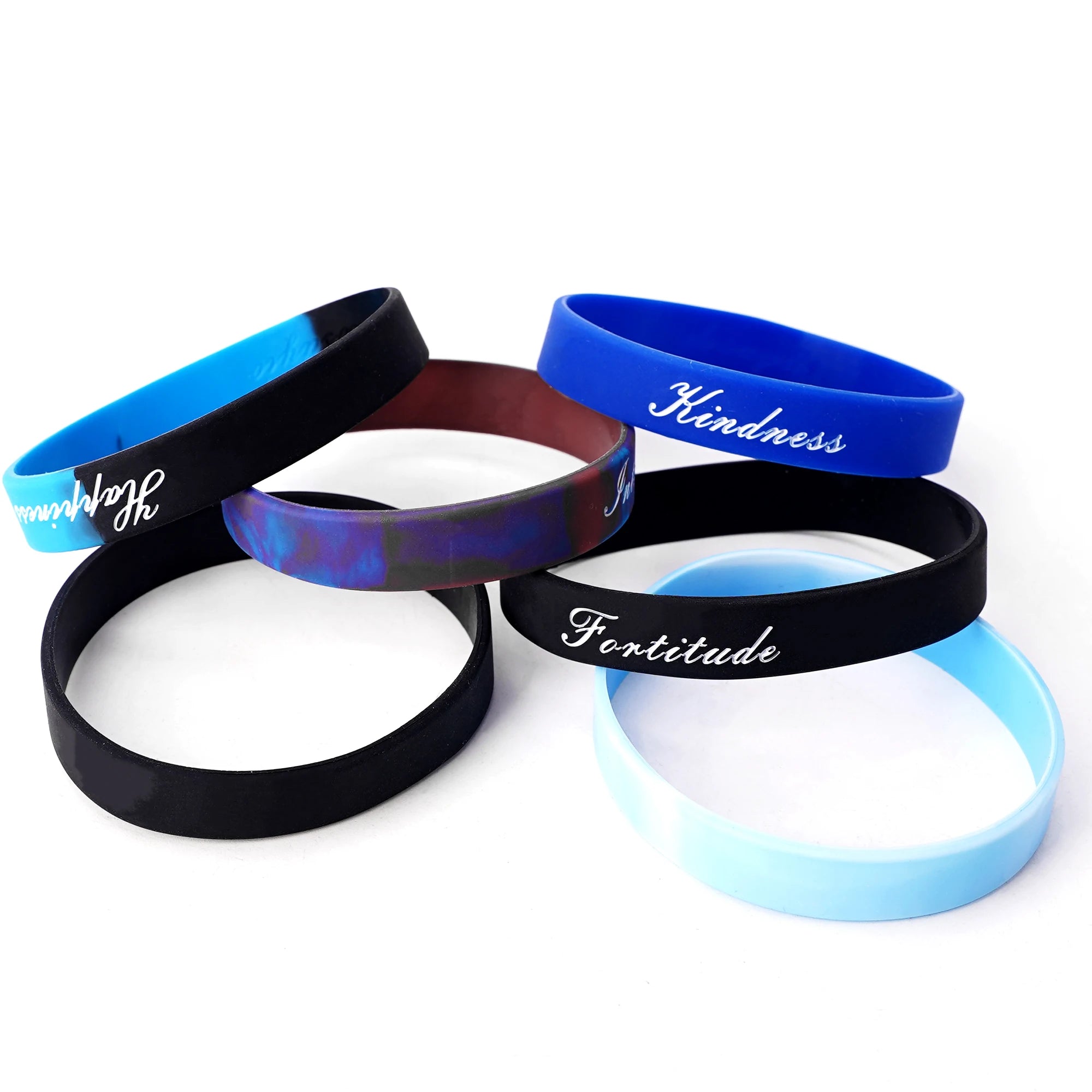 Good Price Stretchy Silicone Elastic Wrist Bands Personalized Rubber Wristband With Printed Logo Silicone Bracelet Customized