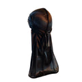 Hip Hop Durags for Men Long Tail for 360 Waves Hats Solid Color Silk Silky DuRags Headwraps