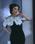 2025 New Arrival High-End Women's Floral Embroidery for Bandage Dress Breathable Summer French Light Evening Fashion for Women