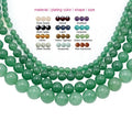 Jewelry Making Supplier 4mm 6mm 8mm 10mm Natural Green Aventurine Round Beads for DIY Jewelry Making