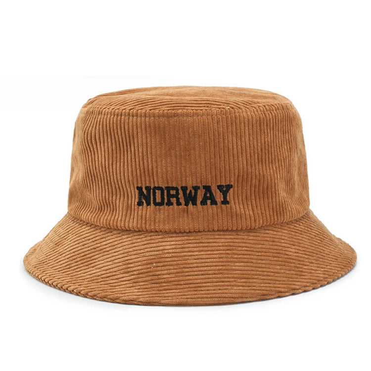 Corduroy Hat Custom Embroidery Bucket Hat Custom