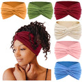 Fashion New Arrival Wide Ladies 18cm Polyester Bohemian Yoga Headband Elastic Hair Bands for Women Accessories