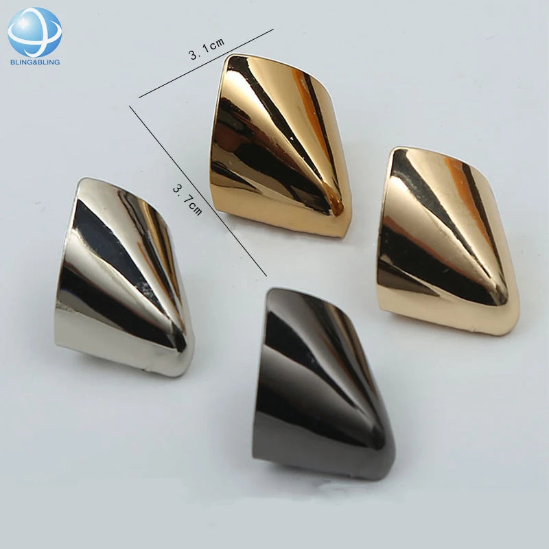 Quality Warranty Shoes Decorative Metal Pointed Toe Anti-kick Metal Shoe Accessories