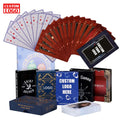 Water-Proof Poker Cards Custom Black Pvc Poker Cards Custom Playing Cards in Bulk