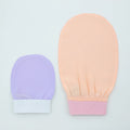 Face and  Body Use Mulberry Silk Exfoliating Gloves 100% Cocoon Raw Silk Mitts for Removing Dead Skin