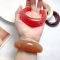 Meetyoo Wholesale Dyeing Ink Texture Resin Open Bracelet Cuff Bangles Gift for Women Niche Personality Trendy Cuff Bracelet