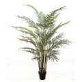 Factory Wholesale UV Resistant Silk Leaves Faux Potted Plants Real Touch Areca 2m Artificial Palm Tree for Indoor Outdoor Decor