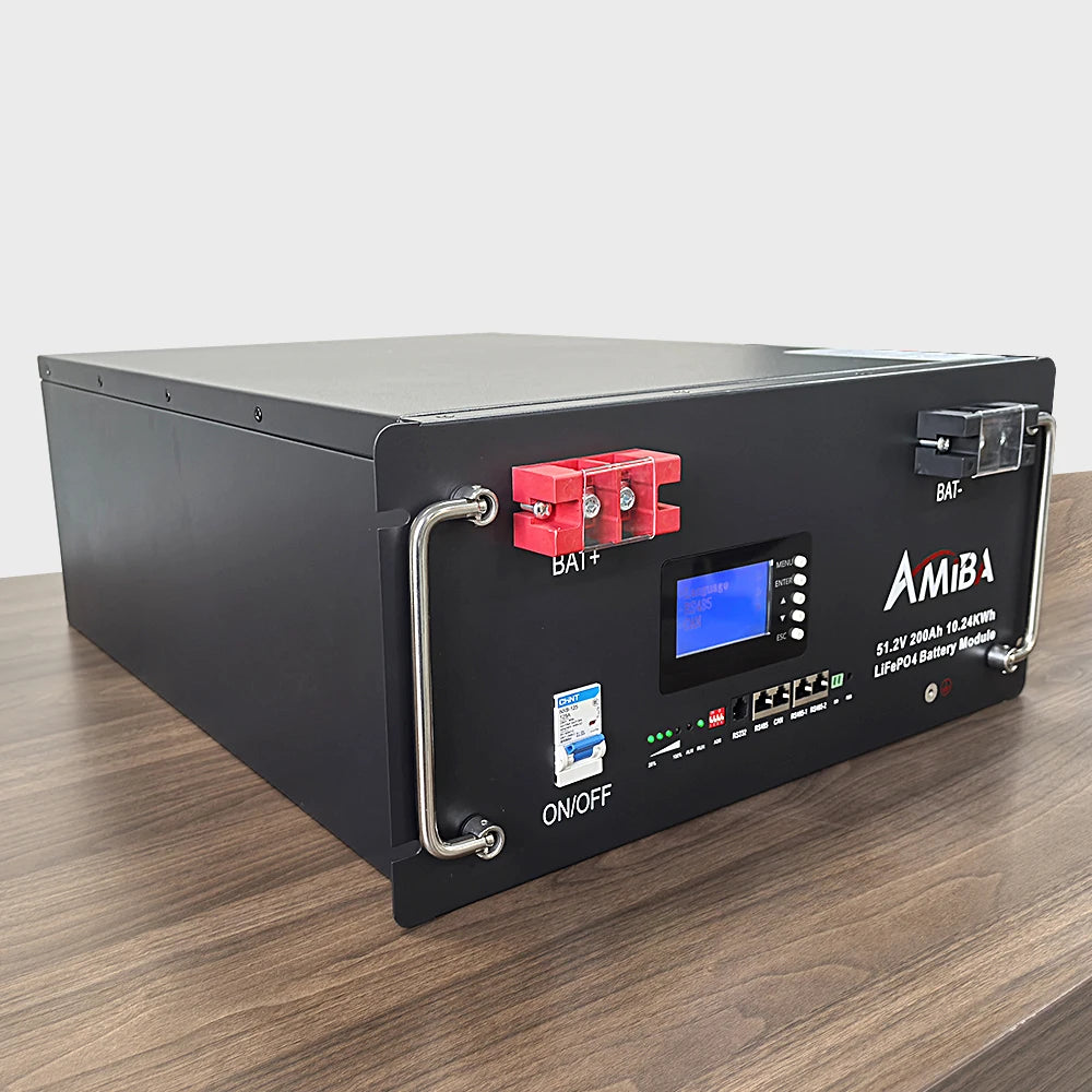 51.2V 15Kwh 10Kwh 5Kwh LiFePO4 Batteries for Solar Energy Storage Home Lithium Rack Vertical Battery Pack 100Ah 280Ah