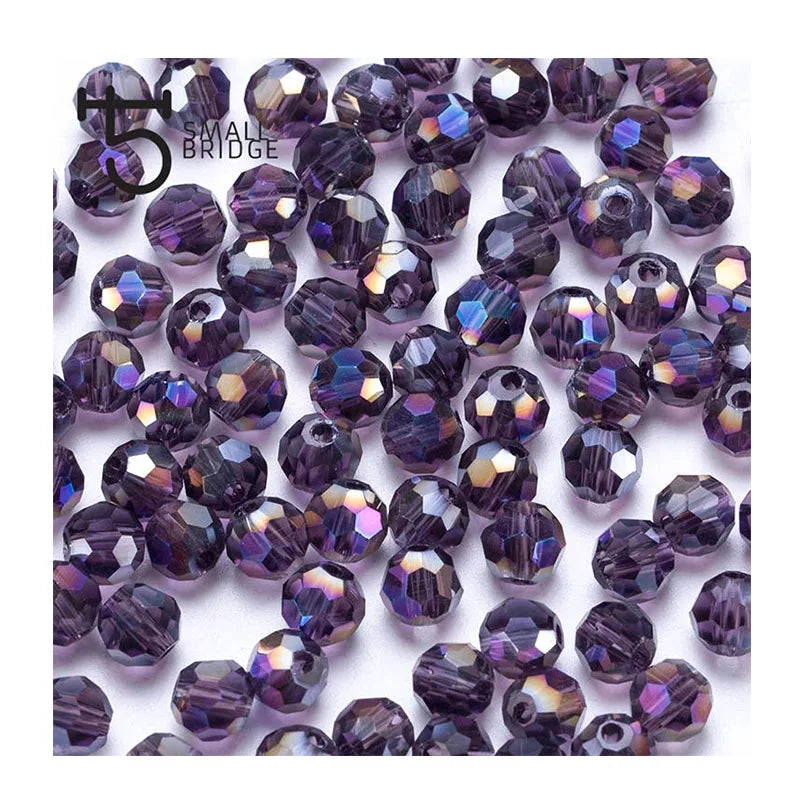 Small Bridge New Product Ideas Female Diy Bracelet Loose 3mm Round Crystal Beads Various Colors for Jewelry Making