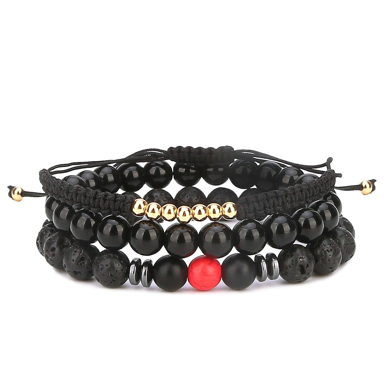 Natural Stone Wrap Bracelet for Women/Men | Adjustable Multilayer Genuine Leather Boho Handmade Beaded Bangle