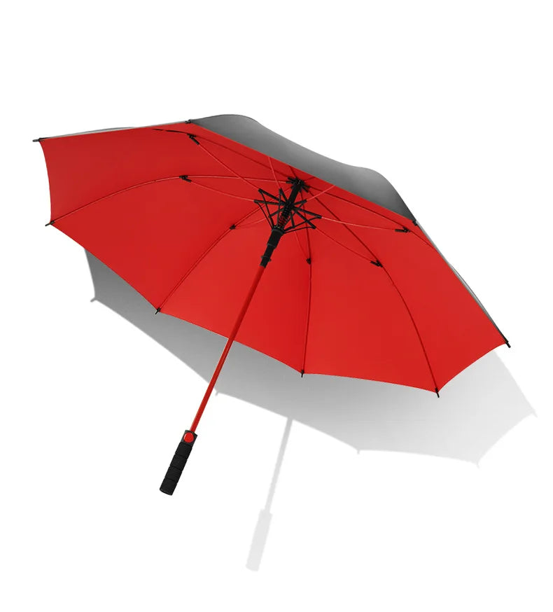 Double Layer Extra Large Golf Umbrella Windproof Waterproof Heavy Duty Auto Open Oversized Rain Umbrella