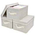 High Quality Household Items Foldable Storage Boxes Organizer Containers Baskets Cube with Cover for Home Bedroom Closet Office
