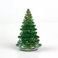 Natural Crystal Resin Christmas Tree Ornaments Folk Art Home Decoration Gifts with Chips Stones for Holiday Season