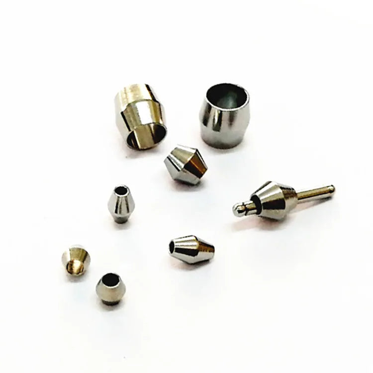 Metal Rhombus DIY Jewellery Accessories Ball with Big Hole Stainless Steel Spacer Rhombus Beads for Jewelry Making