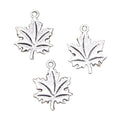 Charms Canada Maple Leaf  20x15mm Tibetan Silver Color Pendants Antique Jewelry Making DIY Handmade Craft