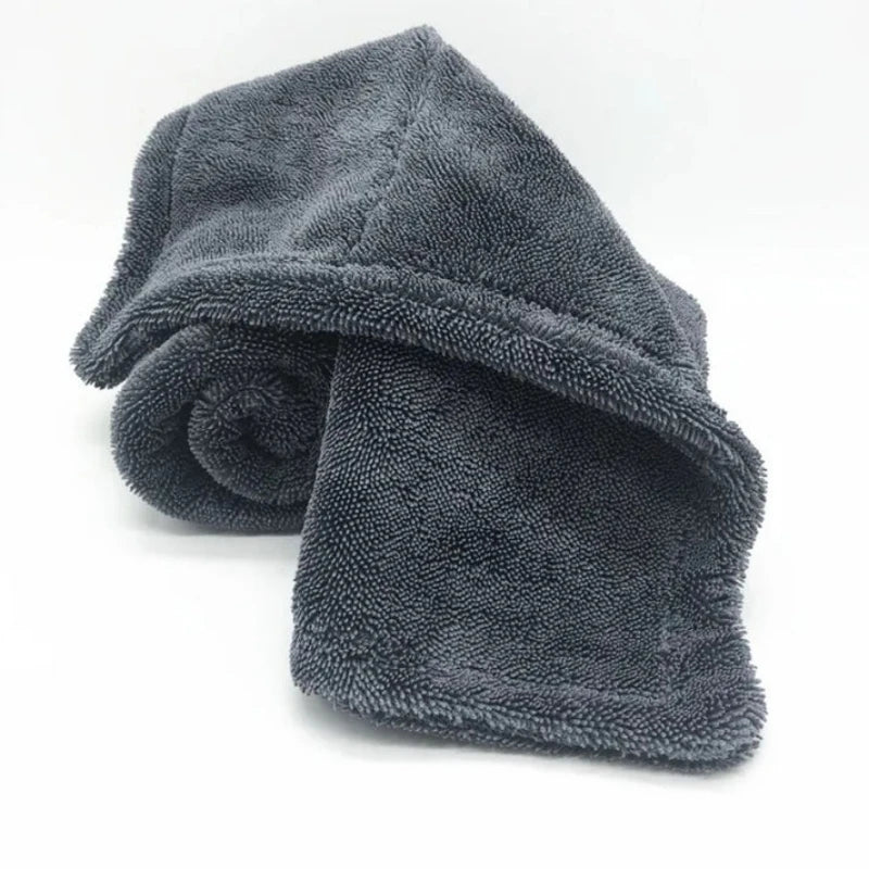 Super Absorbent Microfiber Car Drying Towel 1300 GSM Twisted Loop Quick-Dry for Auto Wash Detailing Cleaning Cloth