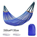 Jiuyi Portable Outdoor Hammock with Drawstring and Storage Bag Equipped with Perforated Anti Roll Swing for Outdoor Camping