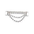 Factory Customized Hanging Crystal Rhinestone Bikini Connector Alloy Diamond Bikini Buckles