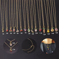 Trendy Fruits 18K Gold Plated Small Pendant Necklaces with Link Chain for Women-Anniversary Everyday Jewelry