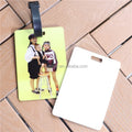 MDFSUB in Stock 2mm Double-sided Sublimation Plastic Luggage Suitcase Tags 70x100mm FRP Sublimation Blank Luggage Tag