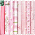 2020 Factory Supplier Pink Home Decor Wall Stick Paper Decorative Wallpaper for Kids Room