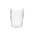 9*12.5cm Small clear Transparent Tall square Plastic Succulent Cactus Flower Nursery Pot