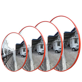 PK 30cm Indoor PC Plastic Traffic Intersection Wide Angle Round Convex Mirrors for Parking Safety 130 Degree 35*7*36 CN;SHG