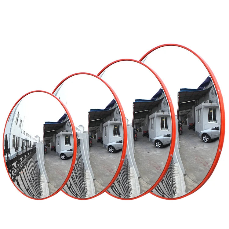 PK 30cm Indoor PC Plastic Traffic Intersection Wide Angle Round Convex Mirrors for Parking Safety 130 Degree 35*7*36 CN;SHG