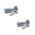 Custom Banjo Bolt M18X1.5  Copper Crush Washers Motorcycle Body Bolts Cnc Machined Part