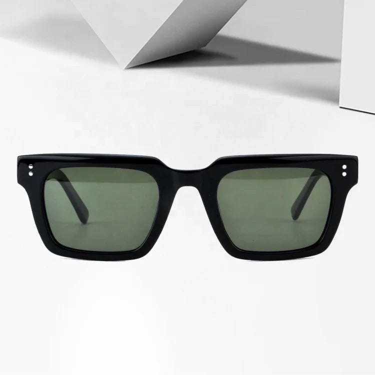 China Wholesale Cat 3 UV400 Acetate Fashion Sunglasses White Red Frame Polarized Brand Design Sun Glasses for Men Oculos De Sol