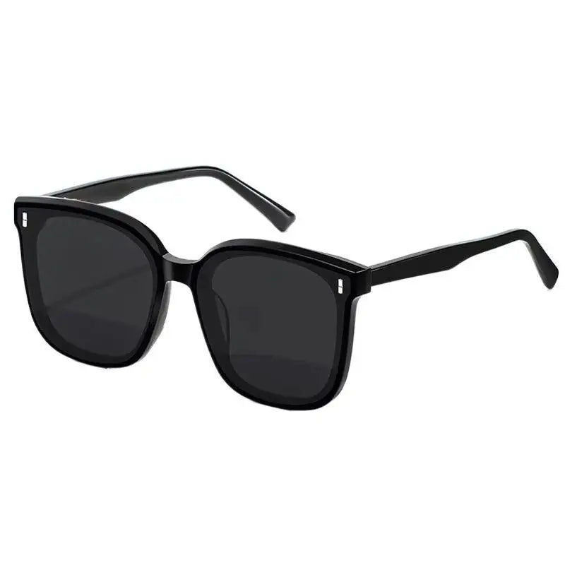 2025 Wholesale Fashion Sunglasses Men Korean Version Custom Logo Anti-Ultraviolet Polarized Lenses Black Red Clear Frames PC